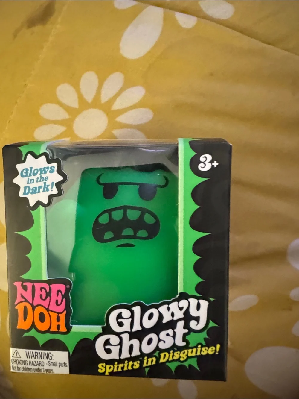 Needoh Glow-y Ghost Glowy Ghost Green Figure -